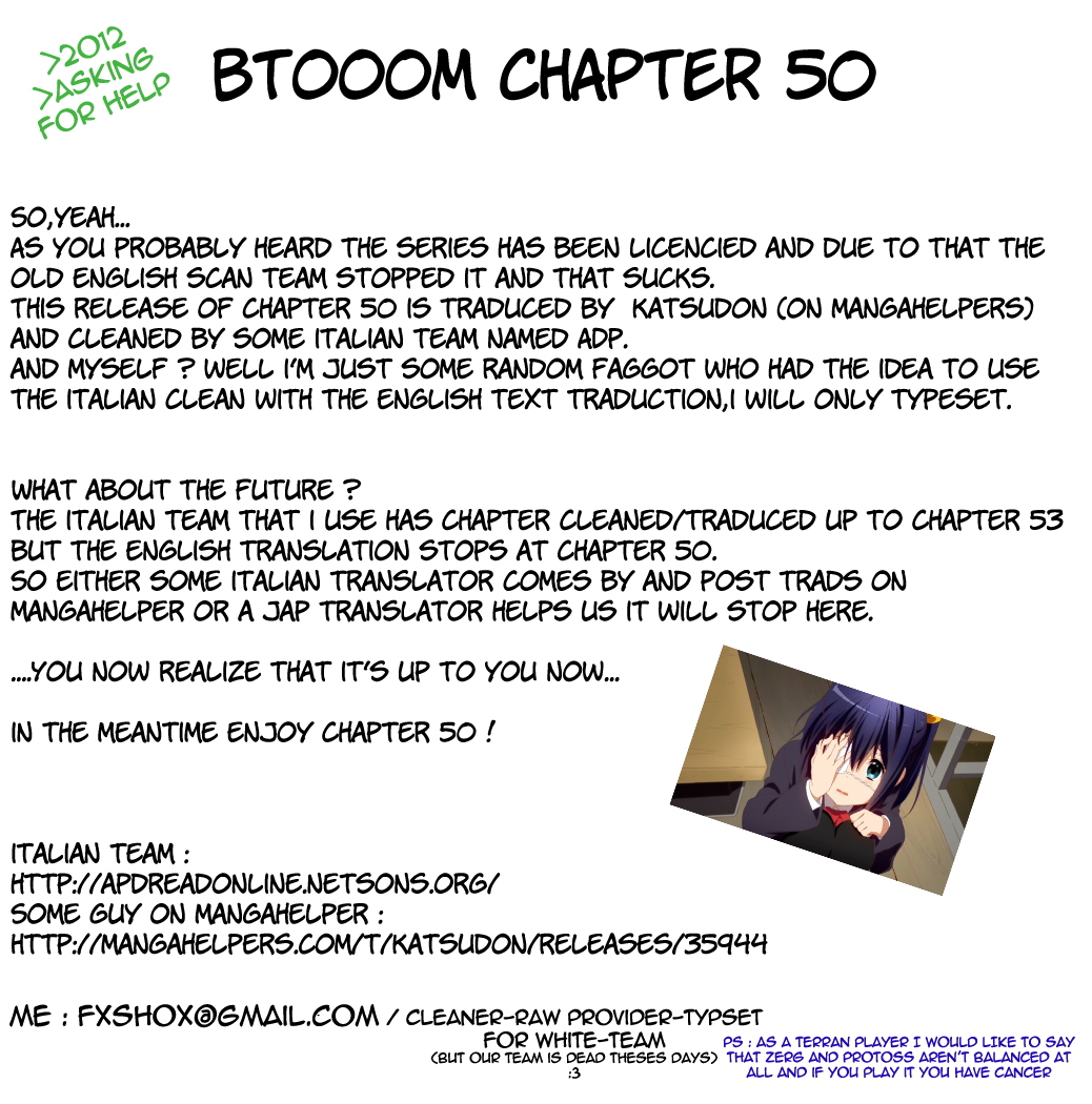 Btooom! Chapter 50 page 1 - Chapter 50: Legami