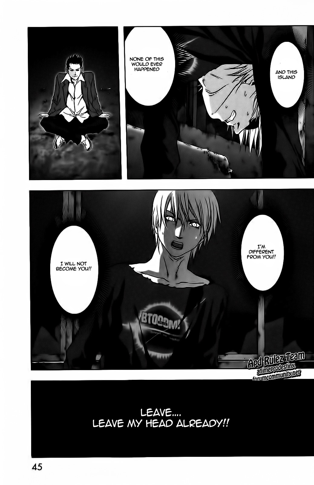 Btooom! Chapter 50 page 45 - Chapter 50: Legami