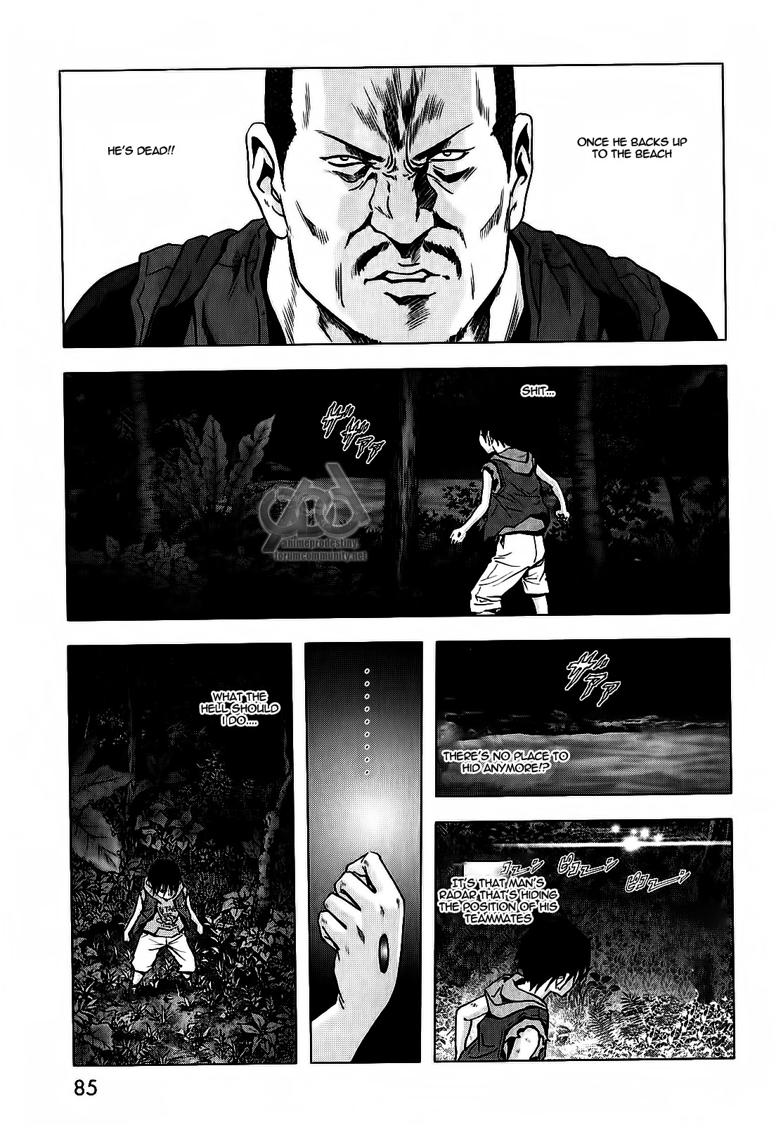Btooom! Chapter 51 page 32 - Chapter 51: Squadra