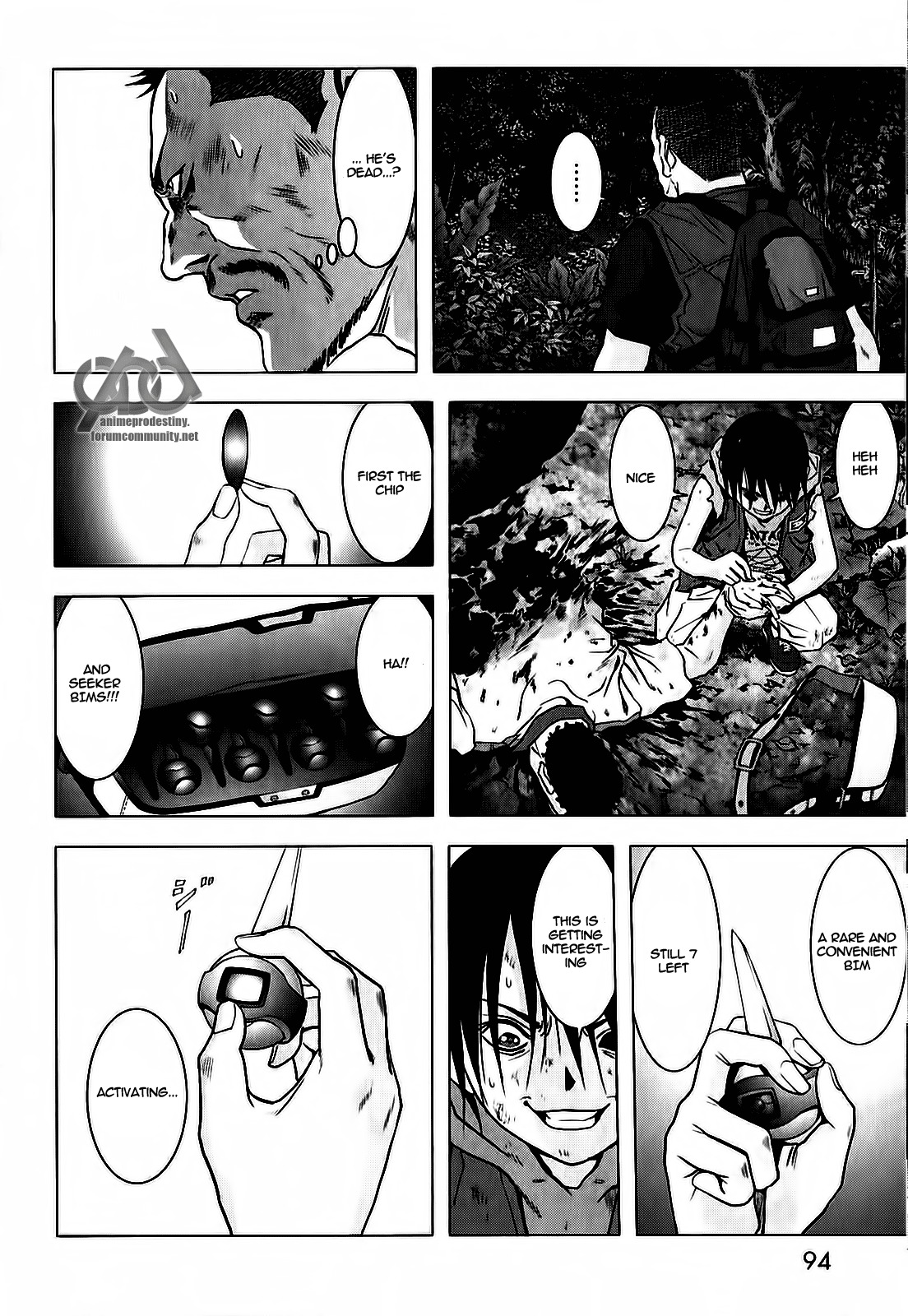 Btooom! Chapter 51 page 41 - Chapter 51: Squadra