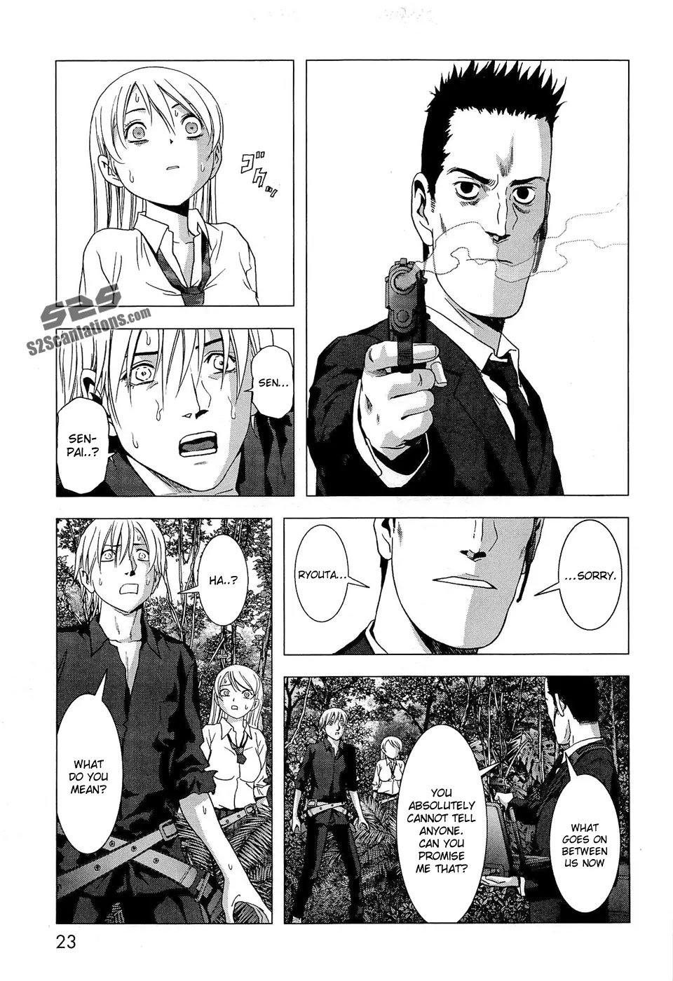 Btooom! Chapter 54 page 22 - Chapter 54 : Conspiracy