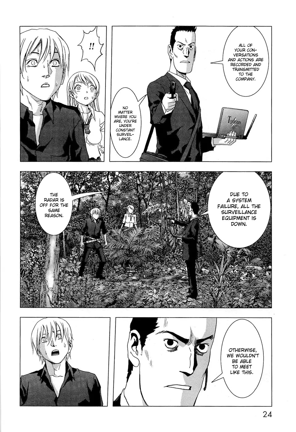 Btooom! Chapter 54 page 23 - Chapter 54 : Conspiracy
