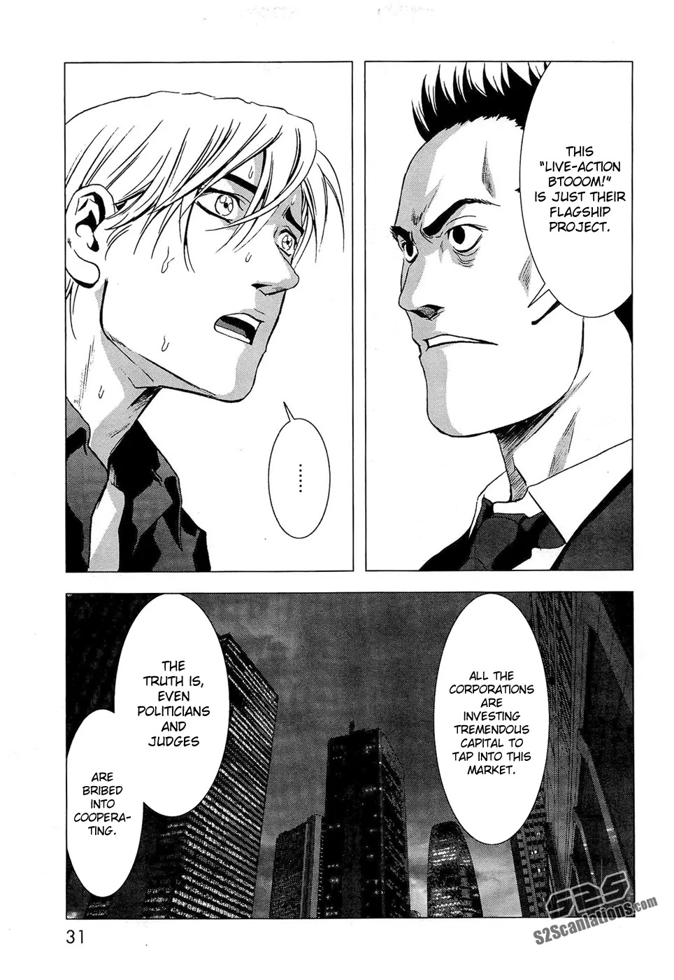Btooom! Chapter 54 page 30 - Chapter 54 : Conspiracy