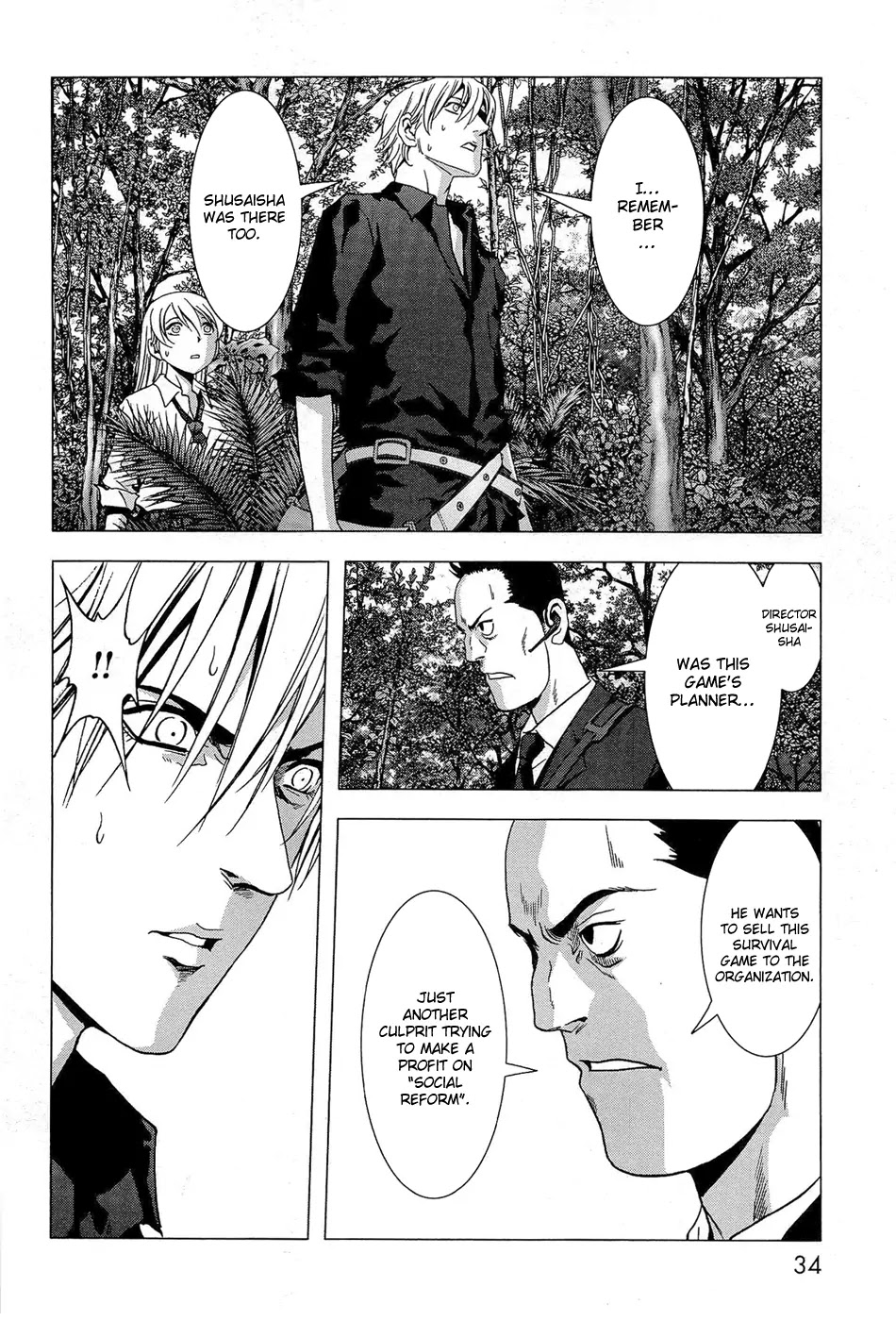Btooom! Chapter 54 page 33 - Chapter 54 : Conspiracy