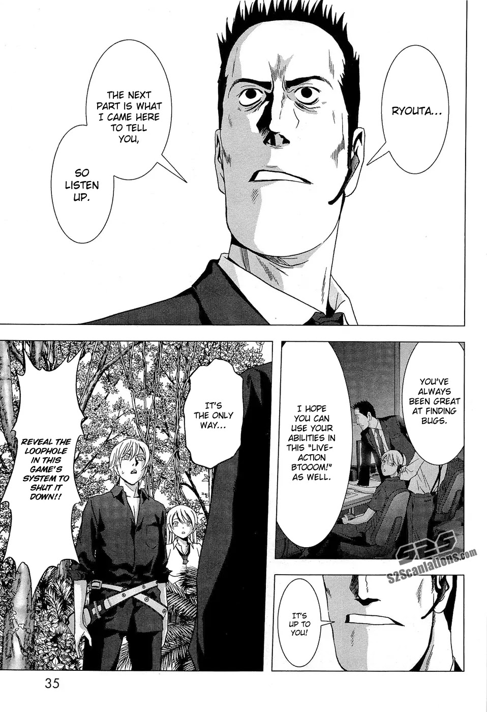 Btooom! Chapter 54 page 34 - Chapter 54 : Conspiracy