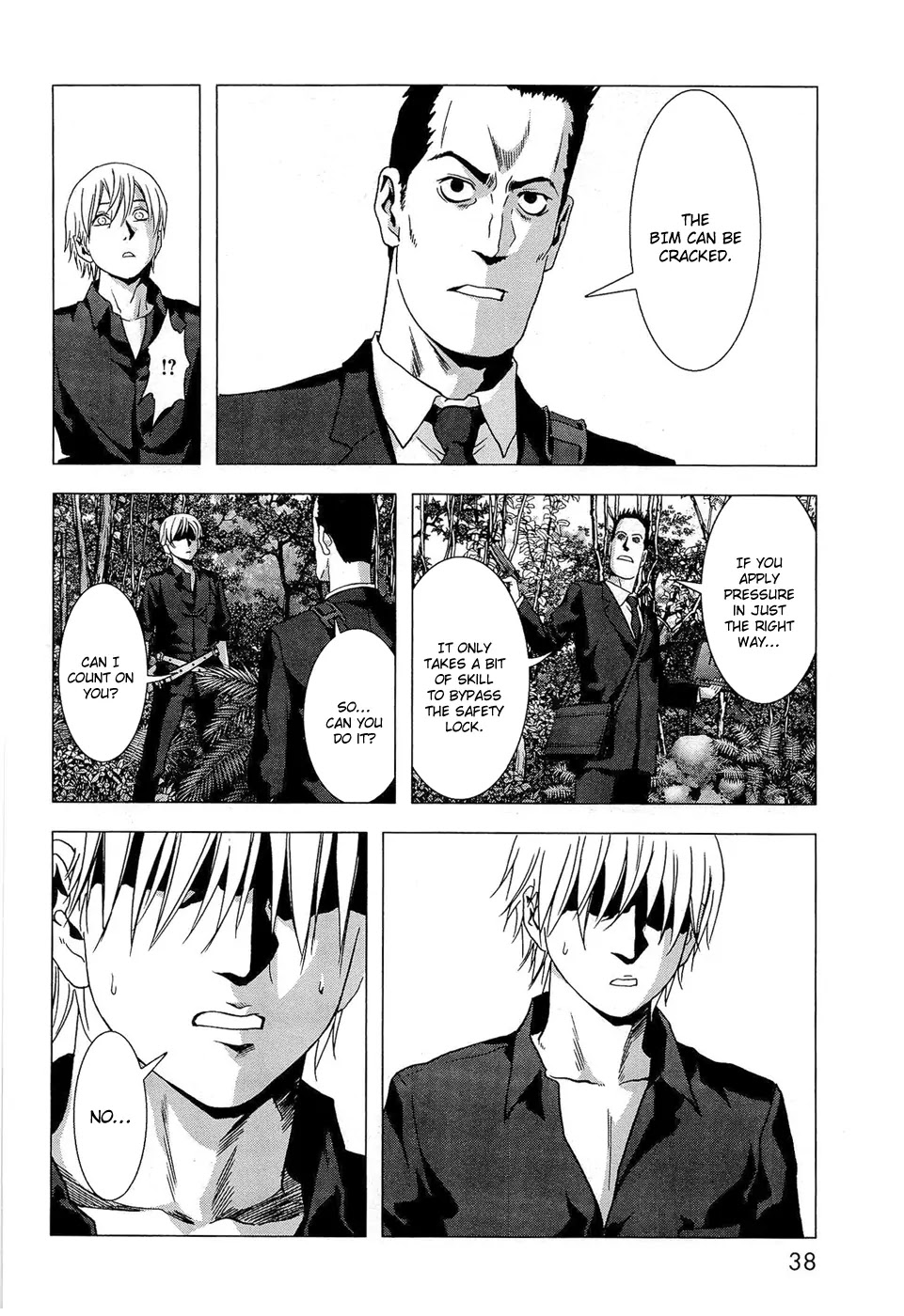 Btooom! Chapter 54 page 37 - Chapter 54 : Conspiracy