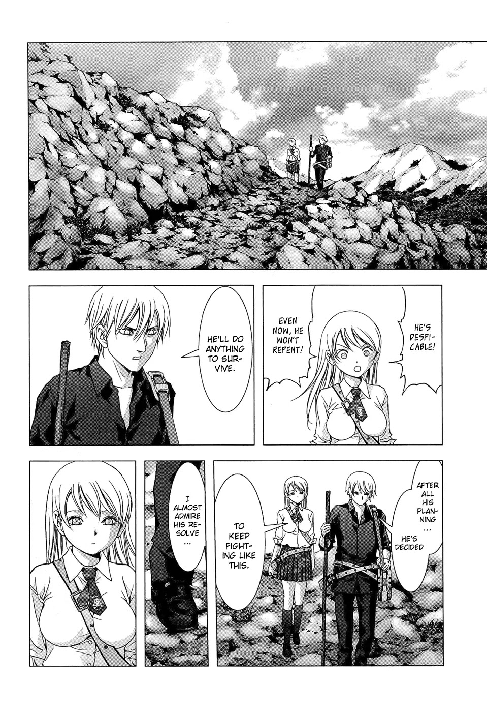 Btooom! Chapter 55 page 17 - Chapter 55 : Chaos