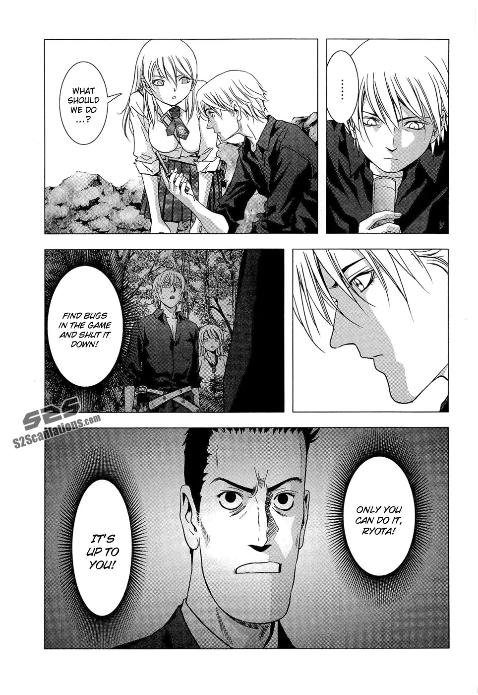 Btooom! Chapter 55 page 22 - Chapter 55 : Chaos