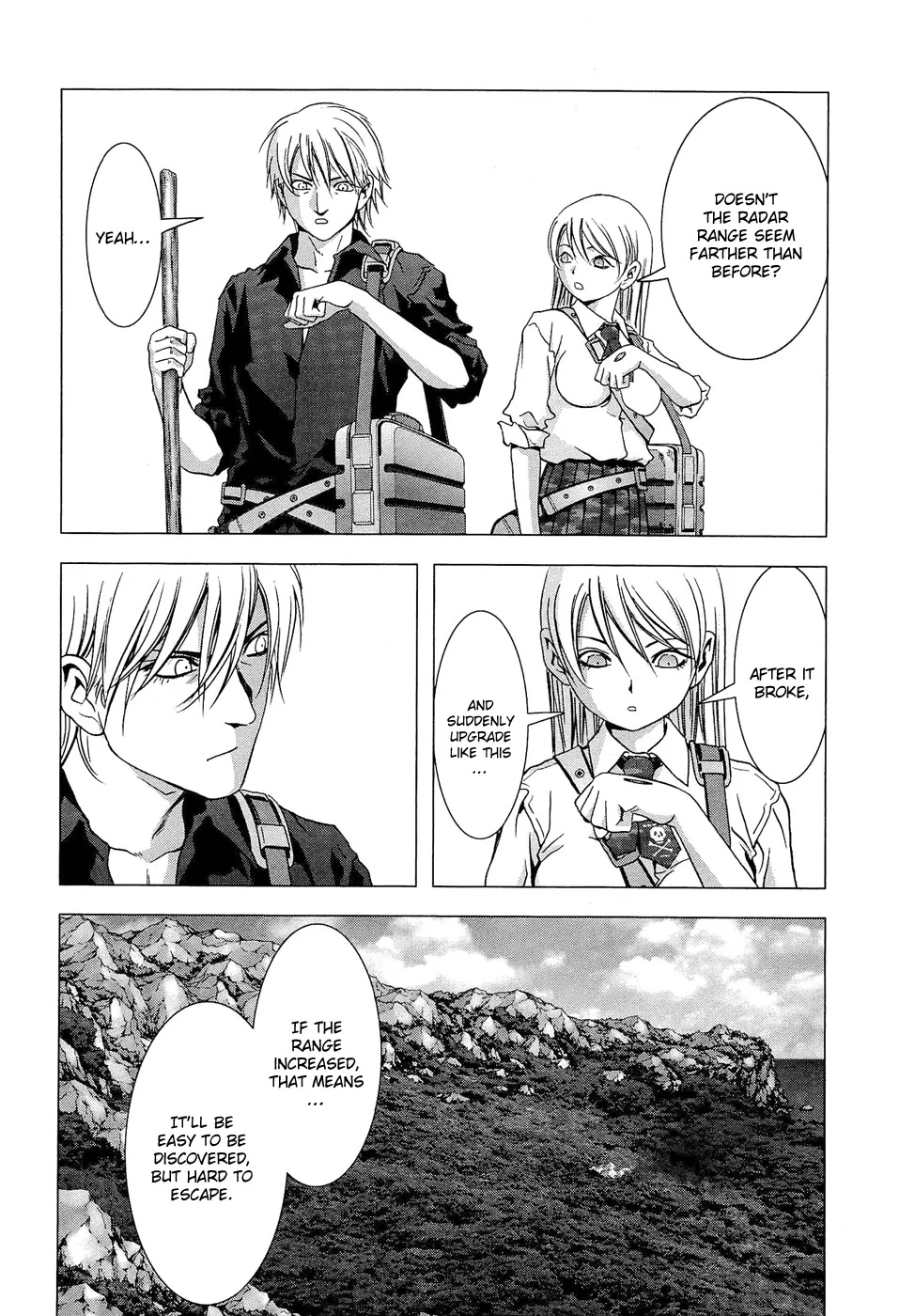 Btooom! Chapter 55 page 35 - Chapter 55 : Chaos