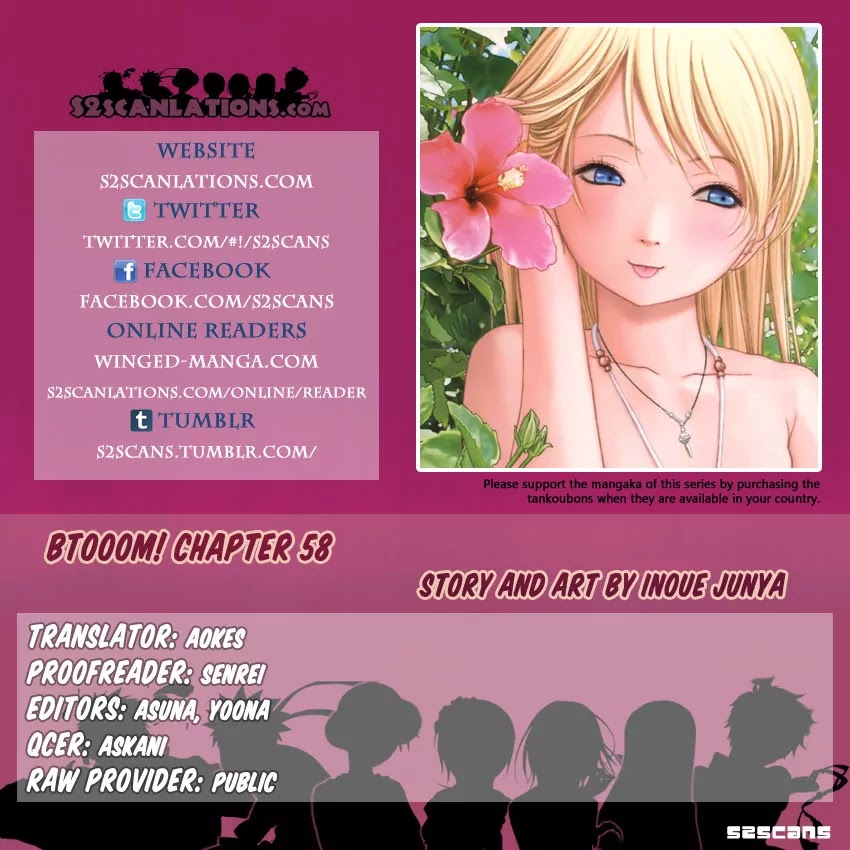 Btooom! Chapter 58 page 1 - Chapter 58: Willpower