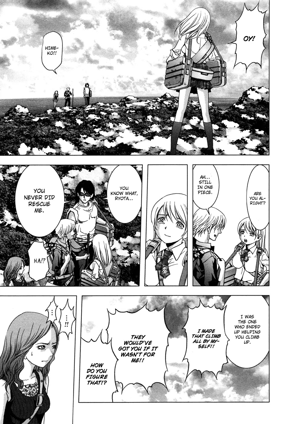Btooom! Chapter 58 page 57 - Chapter 58: Willpower