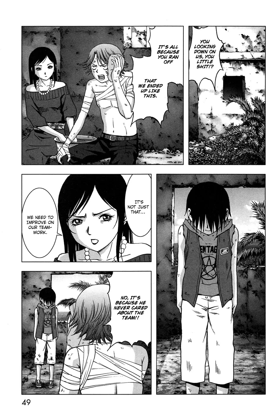Btooom! Chapter 58 page 59 - Chapter 58: Willpower