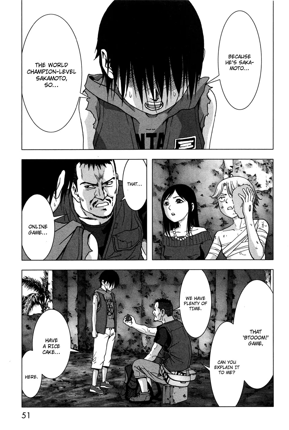 Btooom! Chapter 58 page 61 - Chapter 58: Willpower