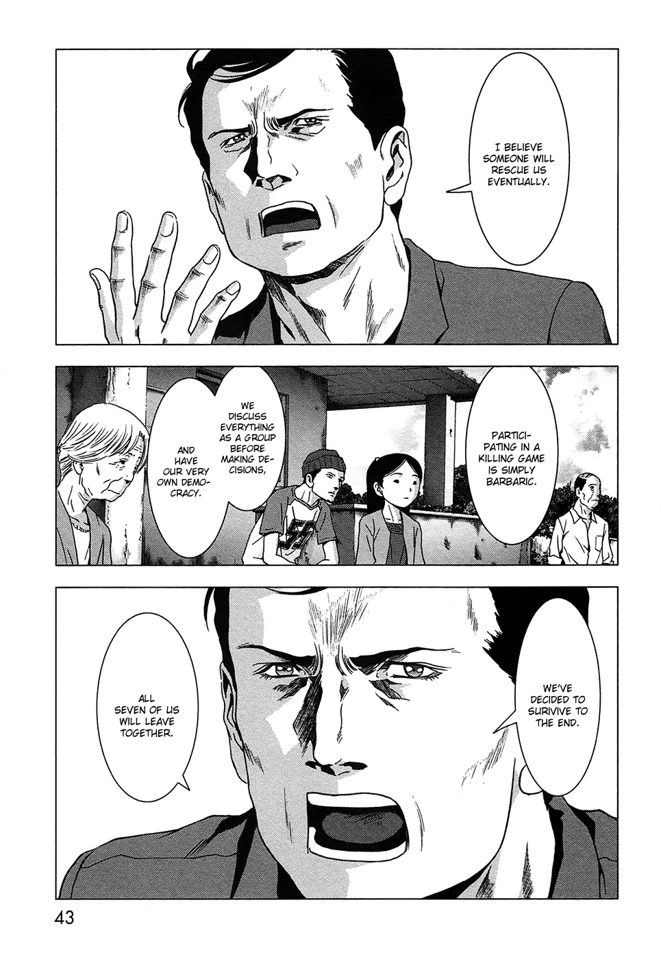Btooom! Chapter 66 page 35 - Chapter 66: The Other Side of the Island