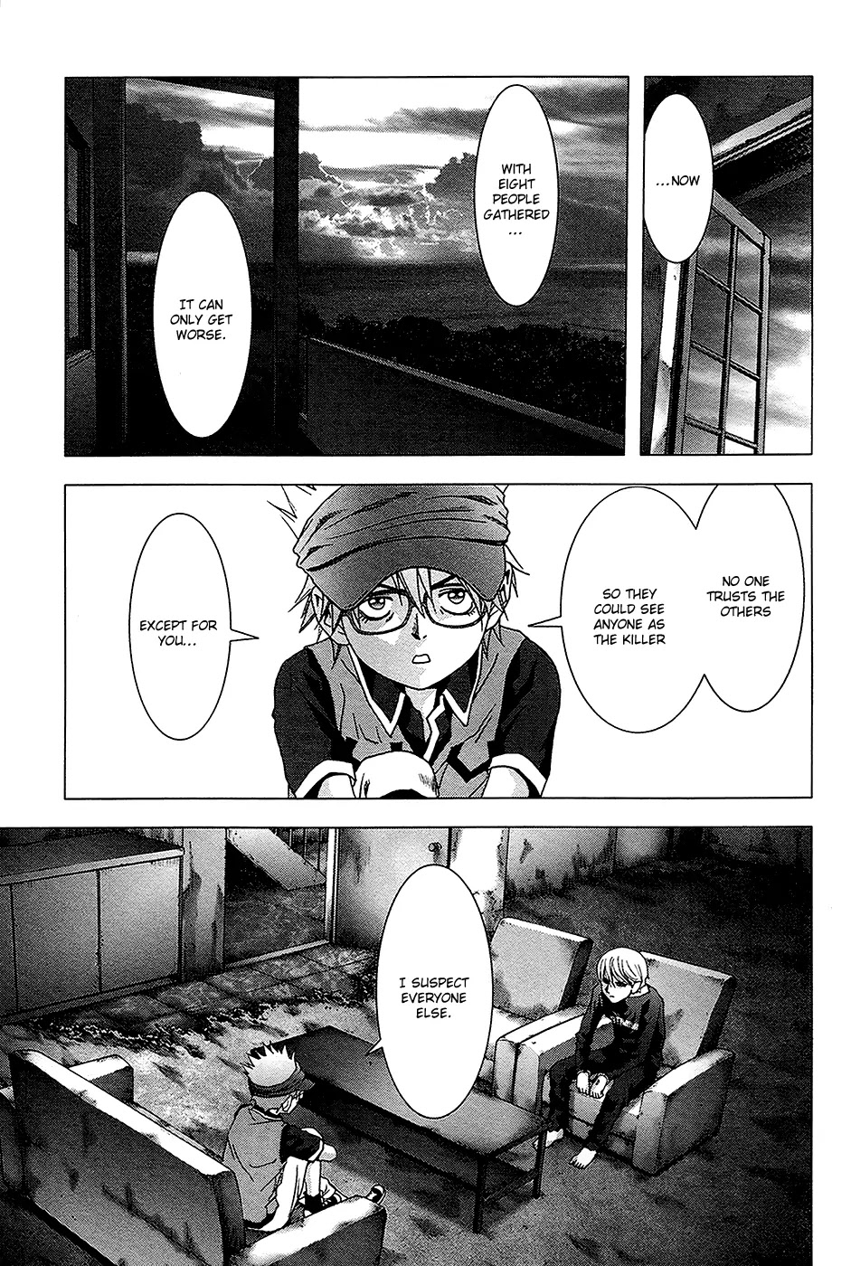 Btooom! Chapter 68 page 12 - Chapter 68: Unseen Enemy