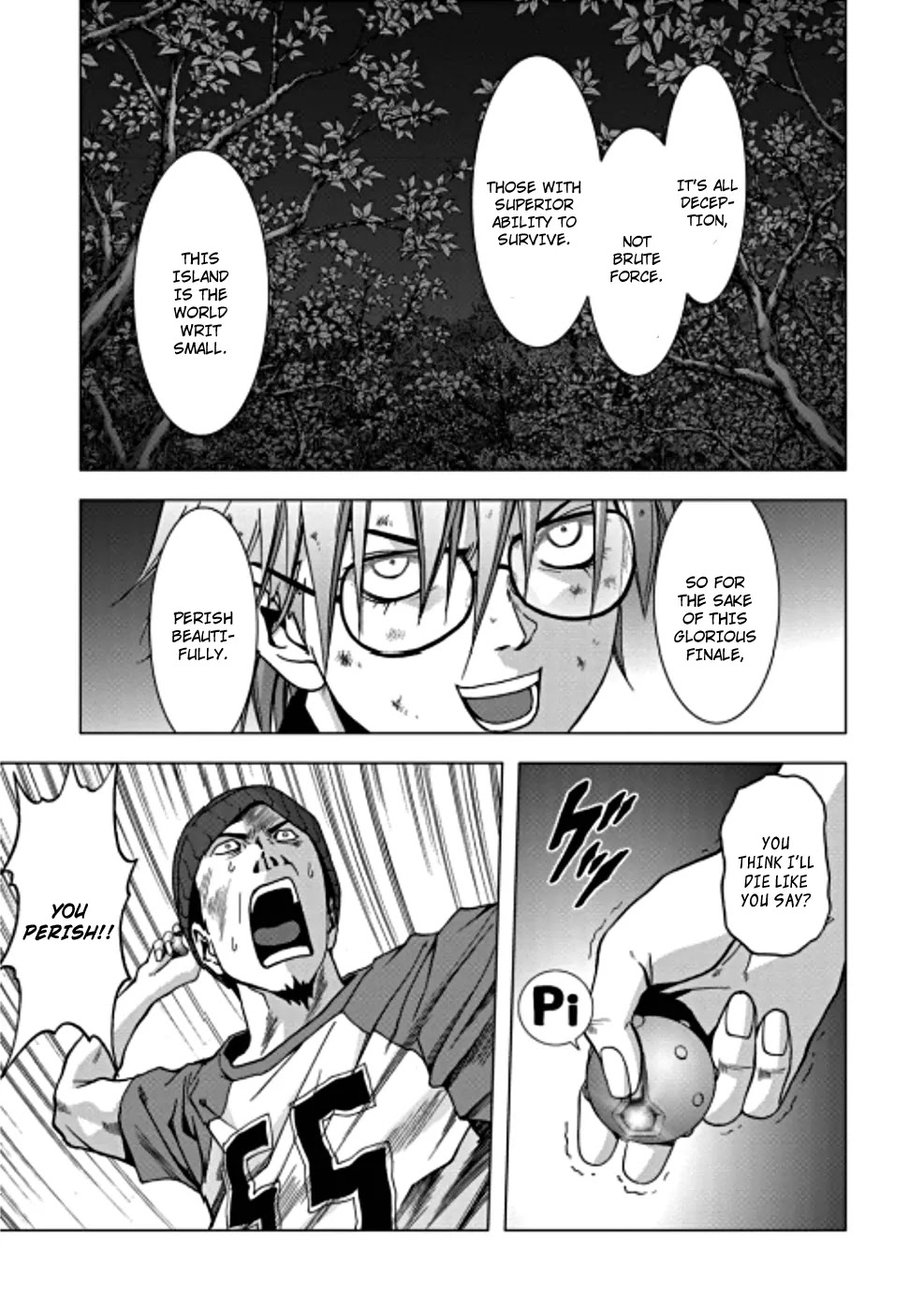 Btooom! Chapter 71 page 14 - Chapter 71: Killing Intent