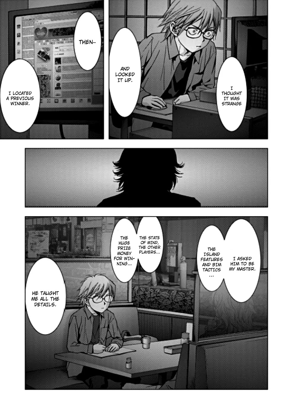 Btooom! Chapter 71 page 8 - Chapter 71: Killing Intent