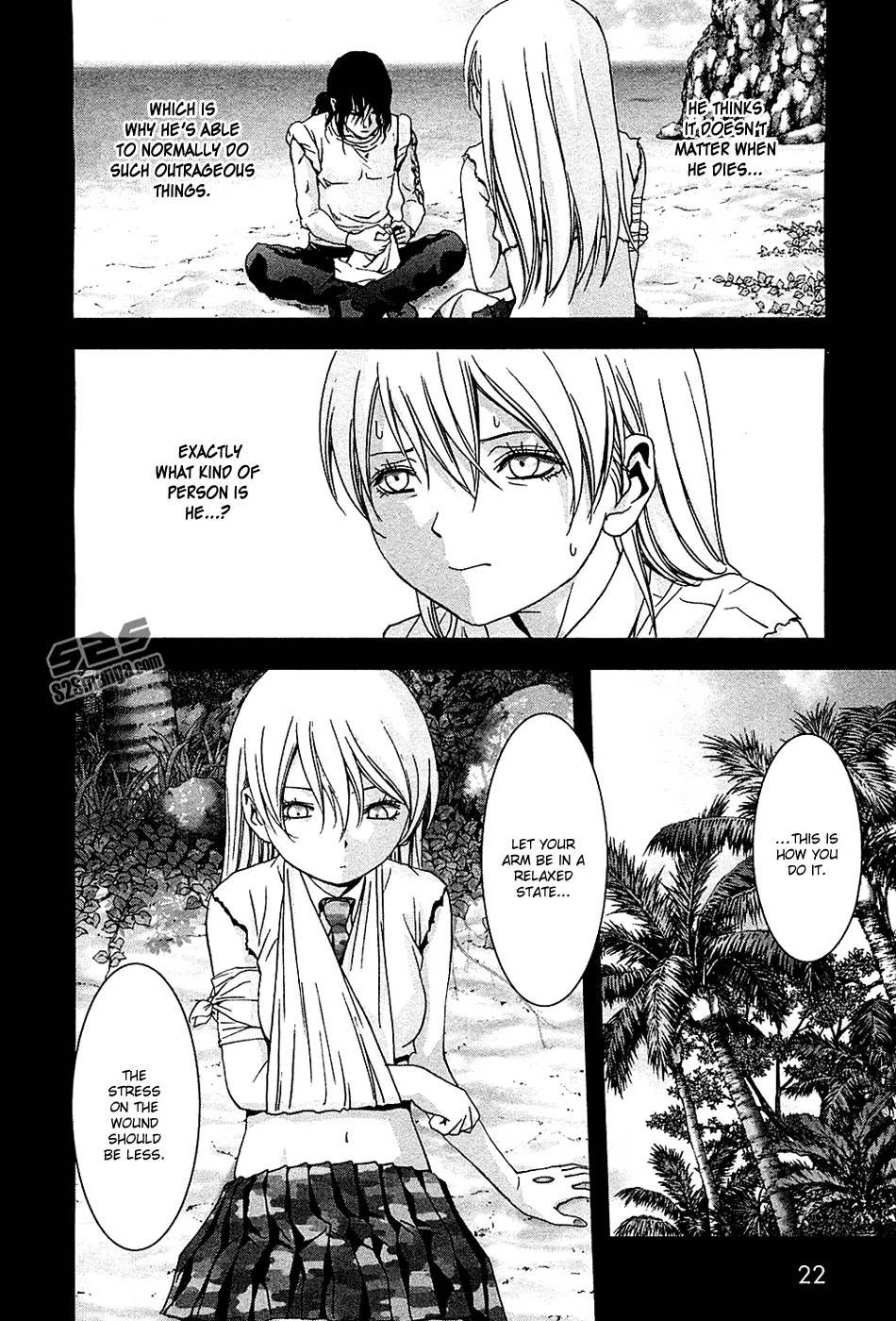 Btooom! Chapter 74 page 25 - Chapter 74: Underwater