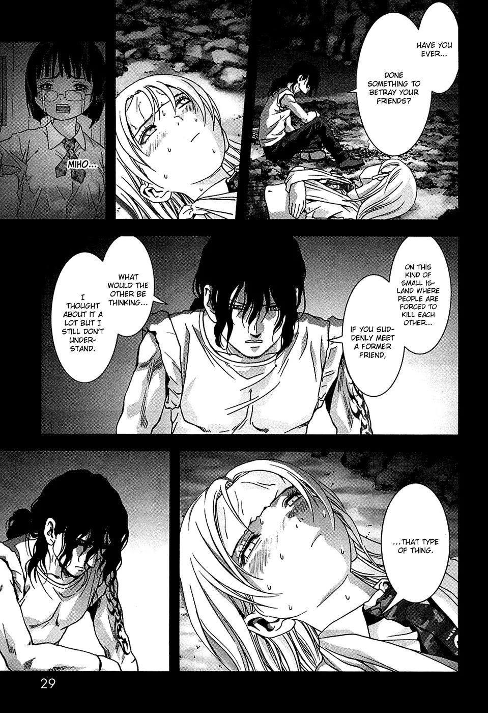 Btooom! Chapter 74 page 32 - Chapter 74: Underwater