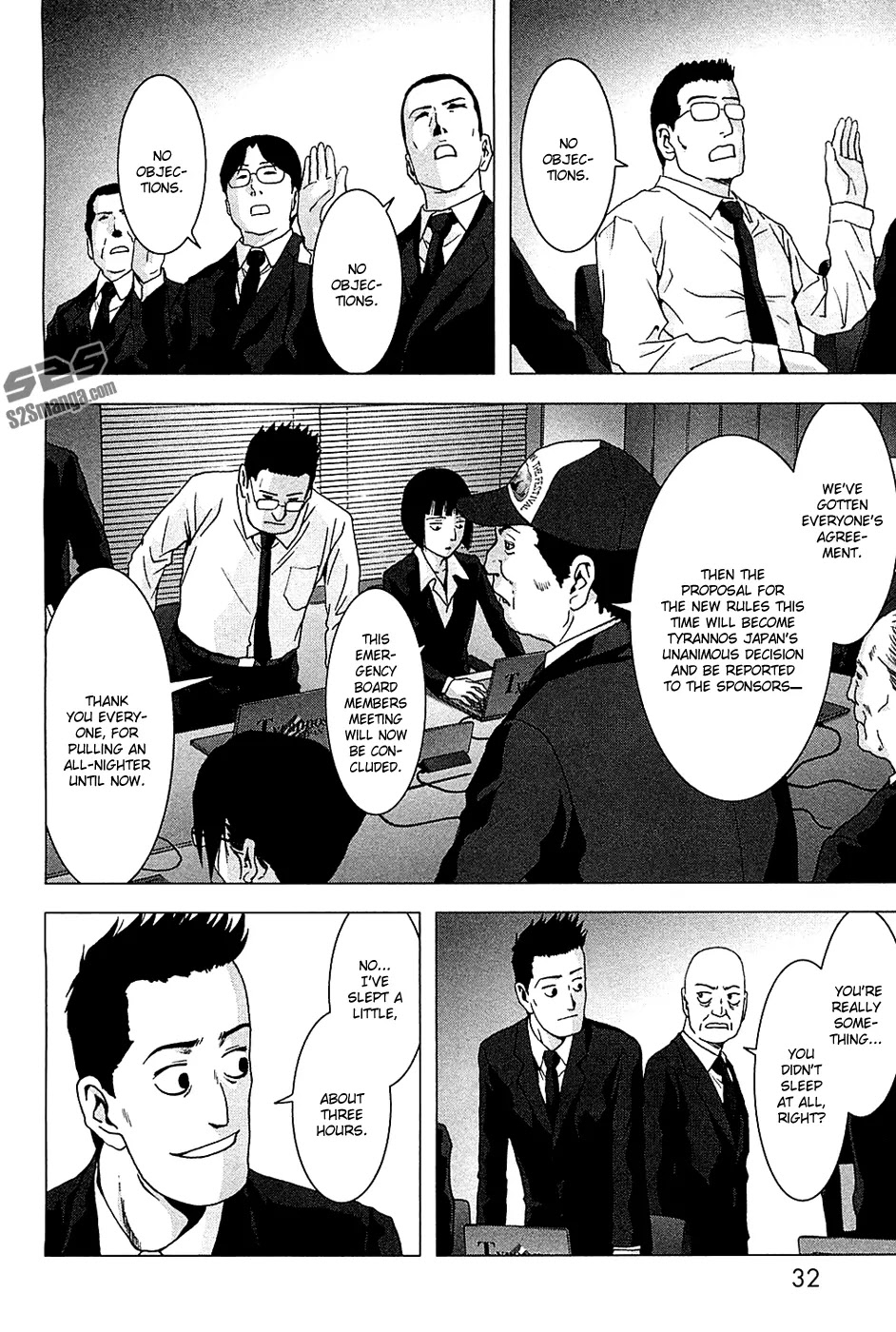 Btooom! Chapter 74 page 35 - Chapter 74: Underwater