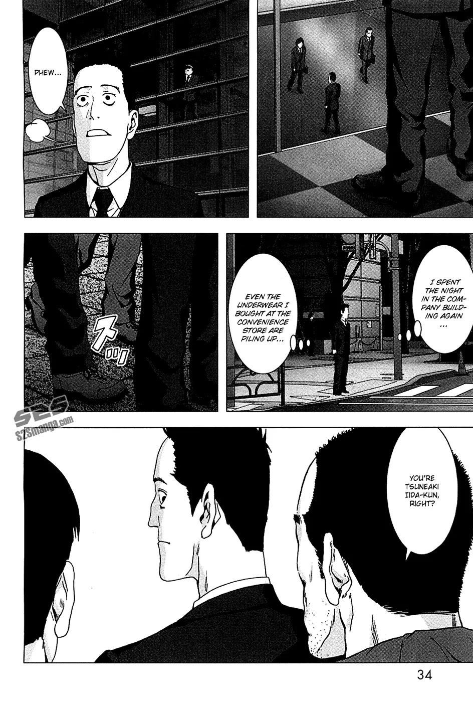 Btooom! Chapter 74 page 37 - Chapter 74: Underwater