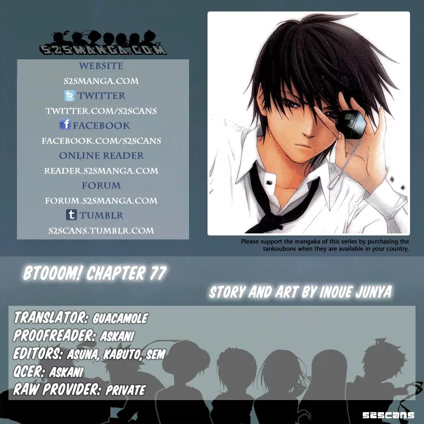 Btooom! Chapter 77 page 1 - Chapter 77: Rule Changes