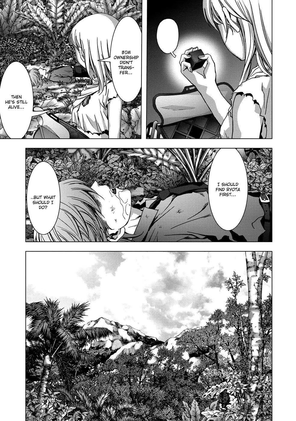 Btooom! Chapter 79 page 20 - Chapter 79: Will to Live • Death Wish