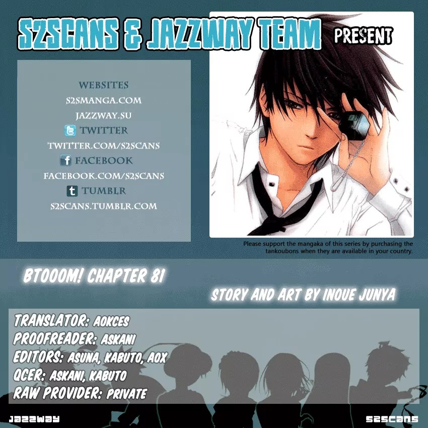 Btooom! Chapter 81 page 1 - Chapter 81: Selfishness (B)