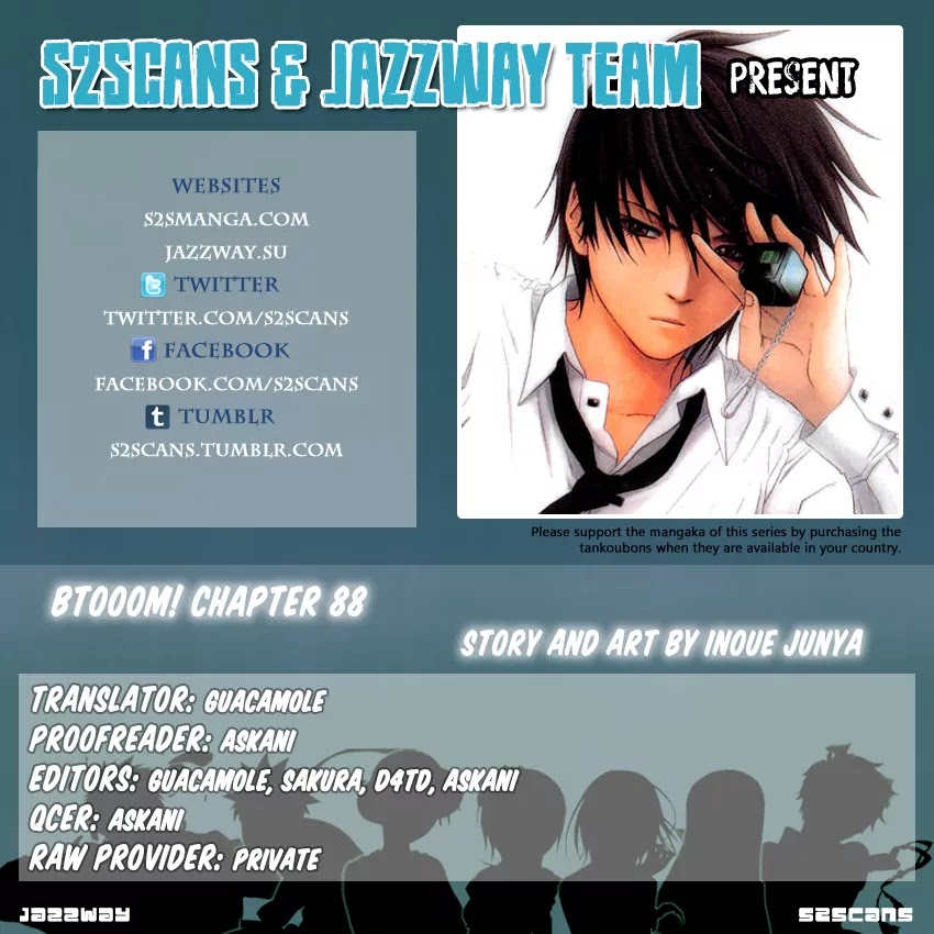 Btooom! Chapter 88 page 1 - Chapter 88: Insurance Files