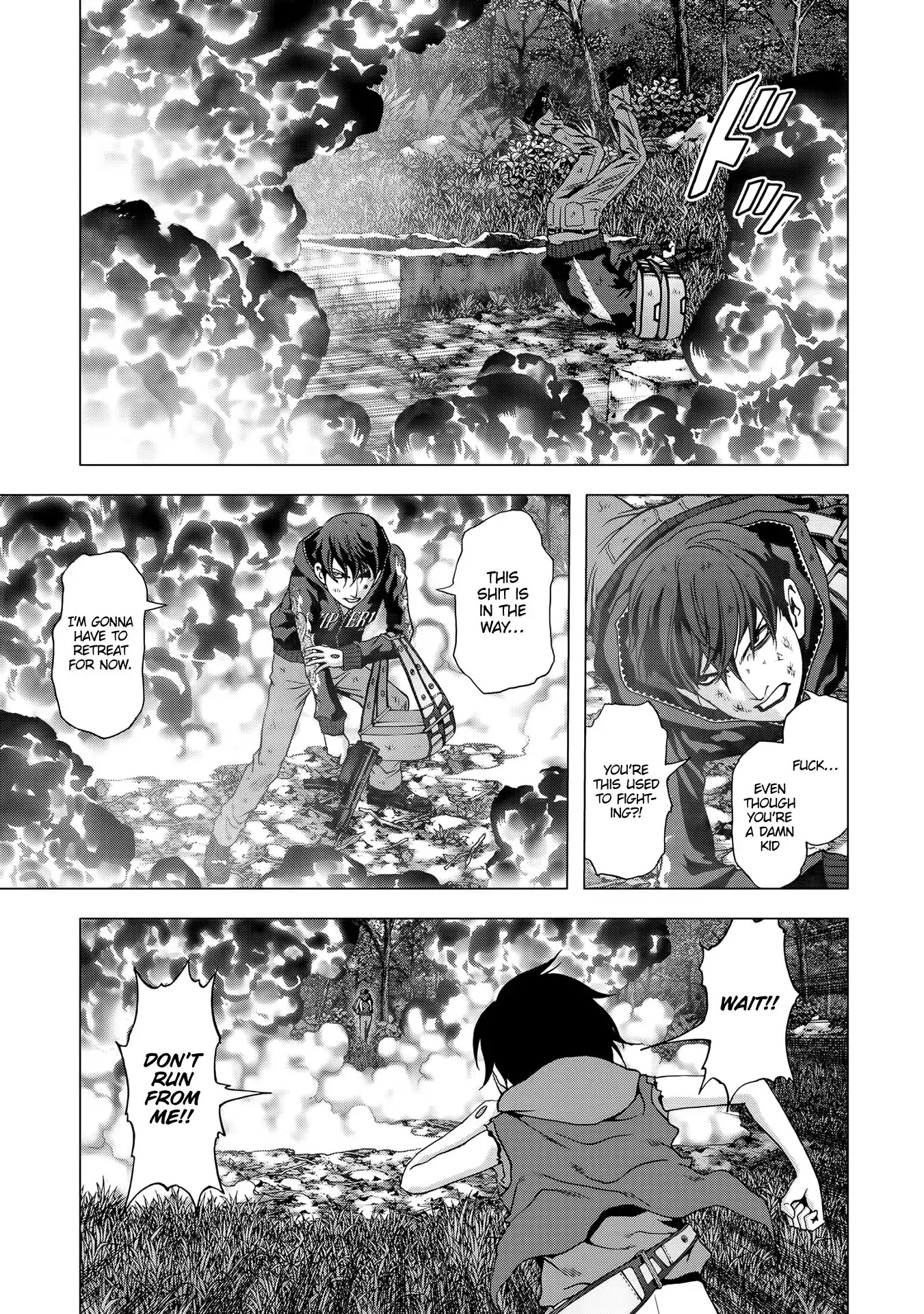 Btooom! Chapter 95 page 15 - Chapter 95: The Weight of a Life
