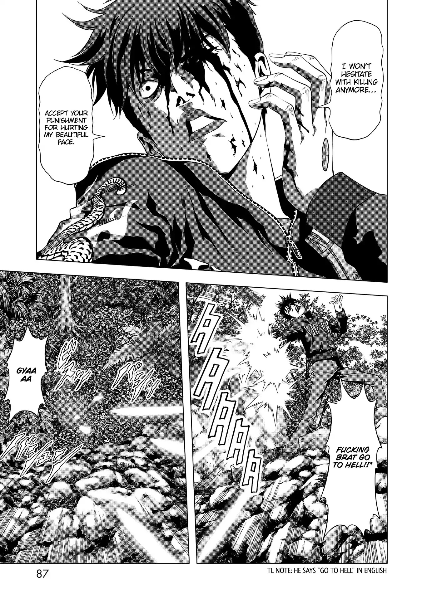 Btooom! Chapter 95 page 37 - Chapter 95: The Weight of a Life