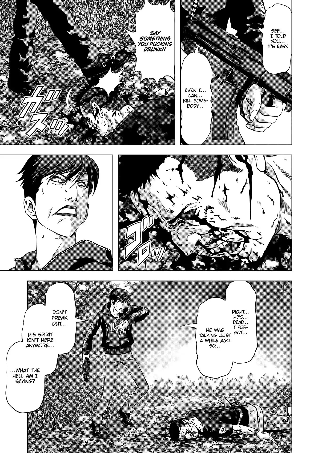 Btooom! Chapter 95 page 5 - Chapter 95: The Weight of a Life