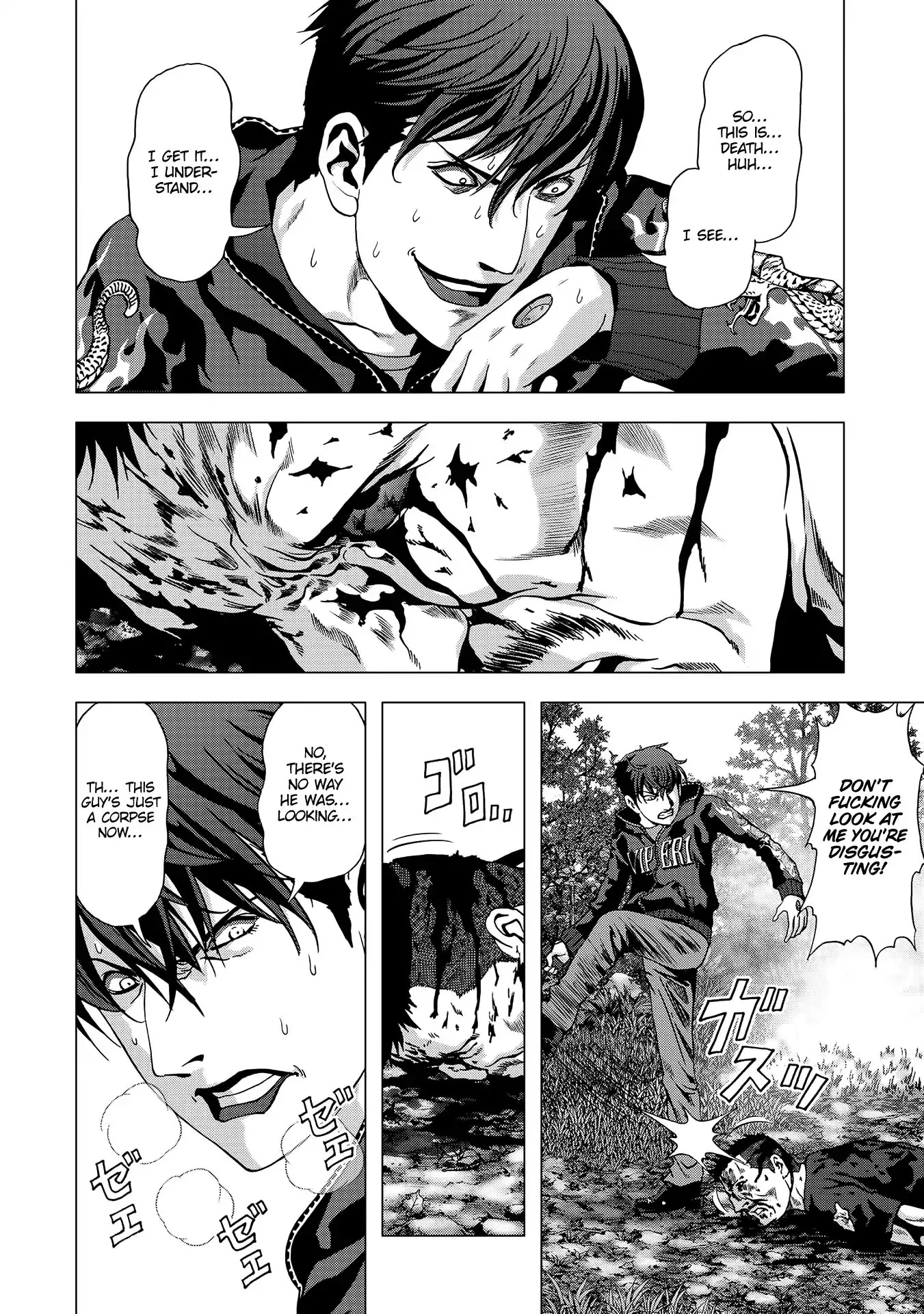 Btooom! Chapter 95 page 6 - Chapter 95: The Weight of a Life
