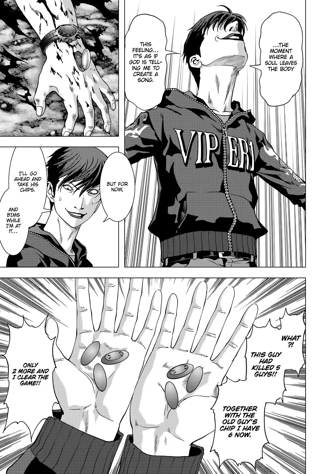 Btooom! Chapter 95 page 7 - Chapter 95: The Weight of a Life