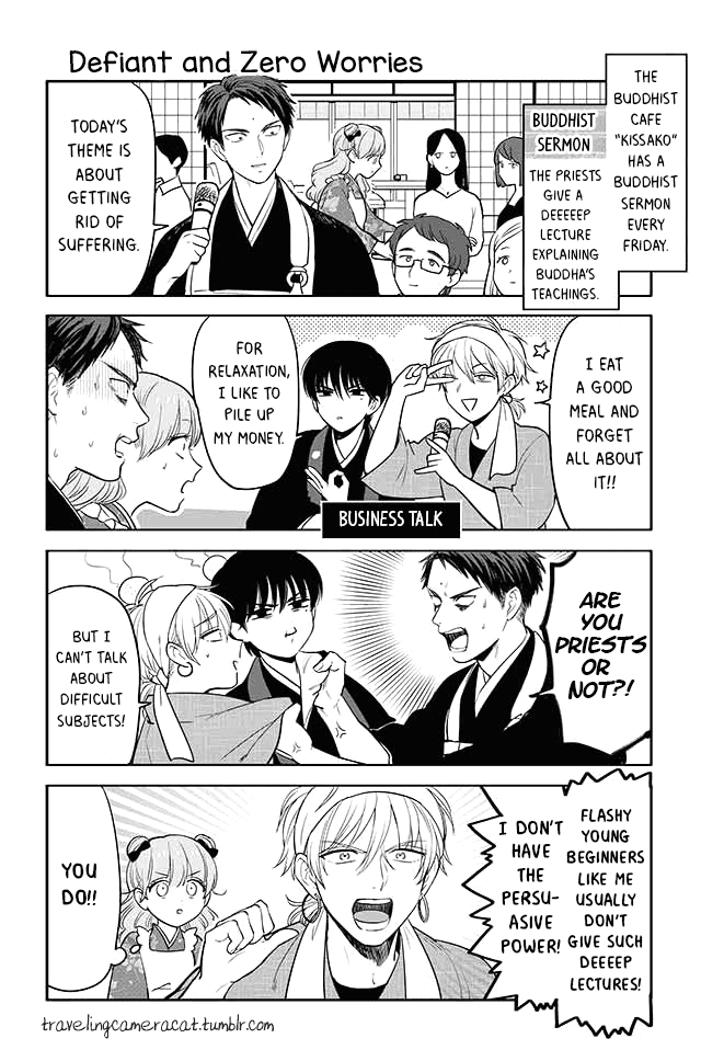 Buccafé! Chapter 10 page 1 - Chapter 10: Defiant and Zero Worries