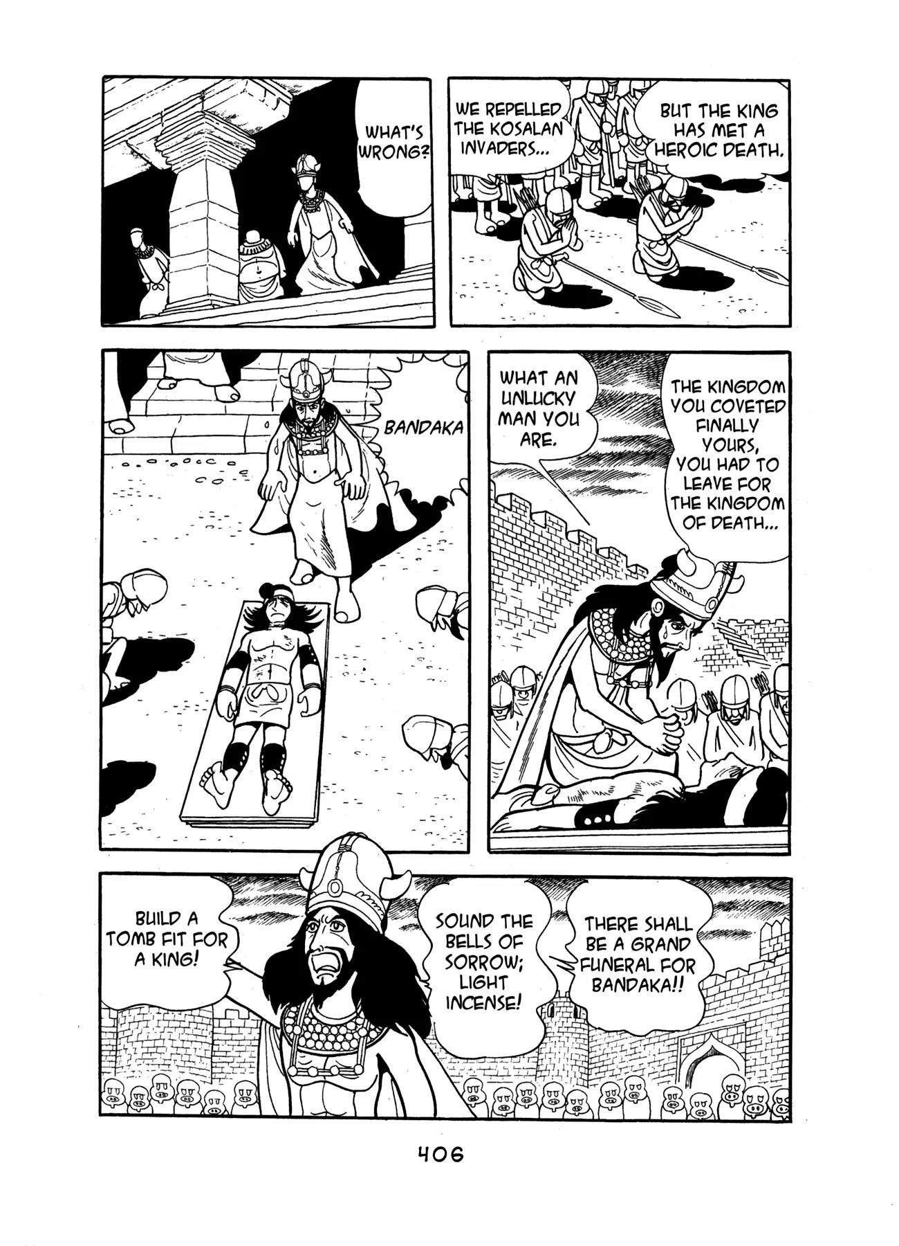 Buddha Chapter 22 page 38 - Chapter 22: The Death of Bandaka