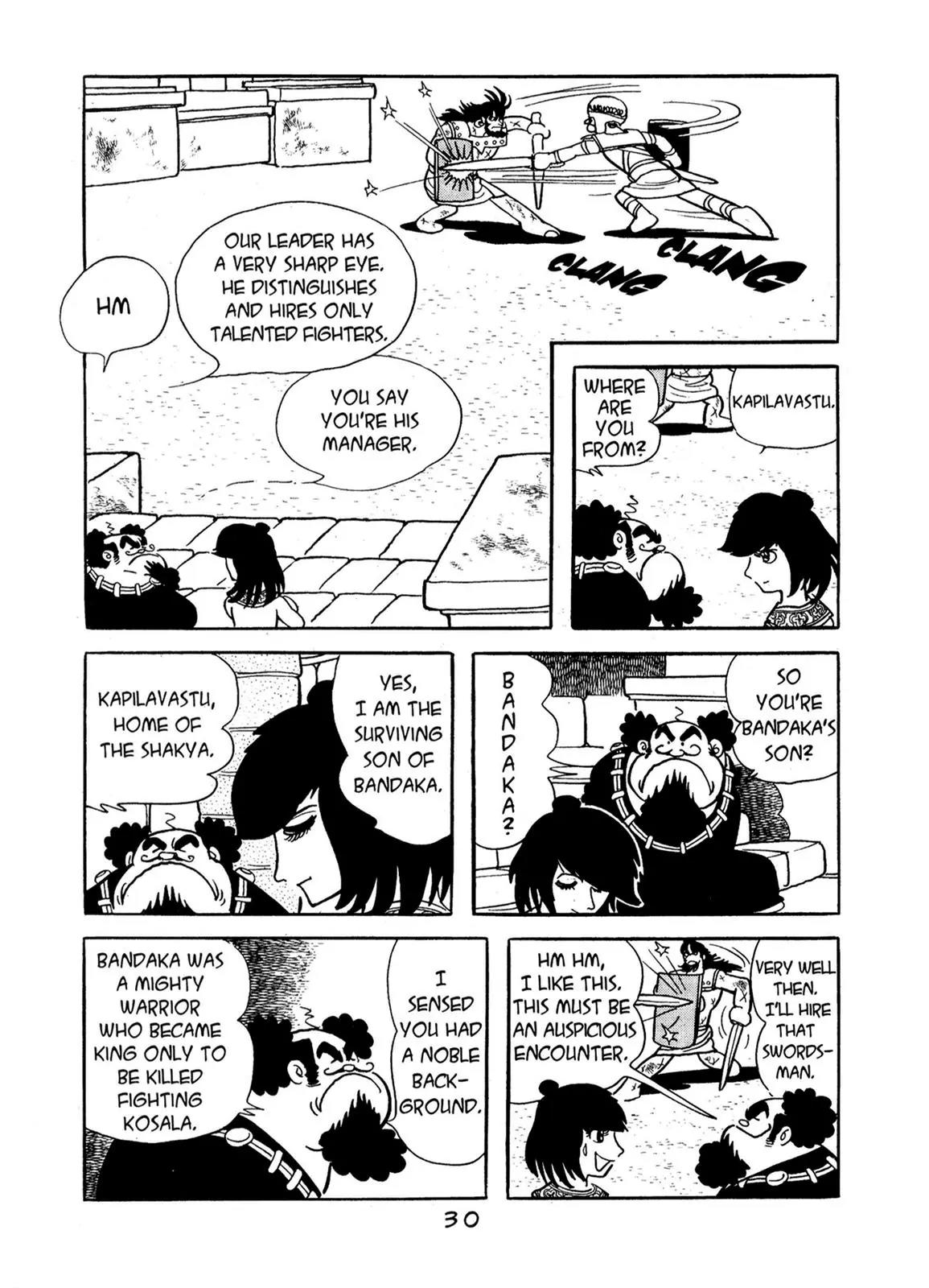 Buddha Chapter 34 page 28 - Chapter 34: The Swordsman and the Drifter