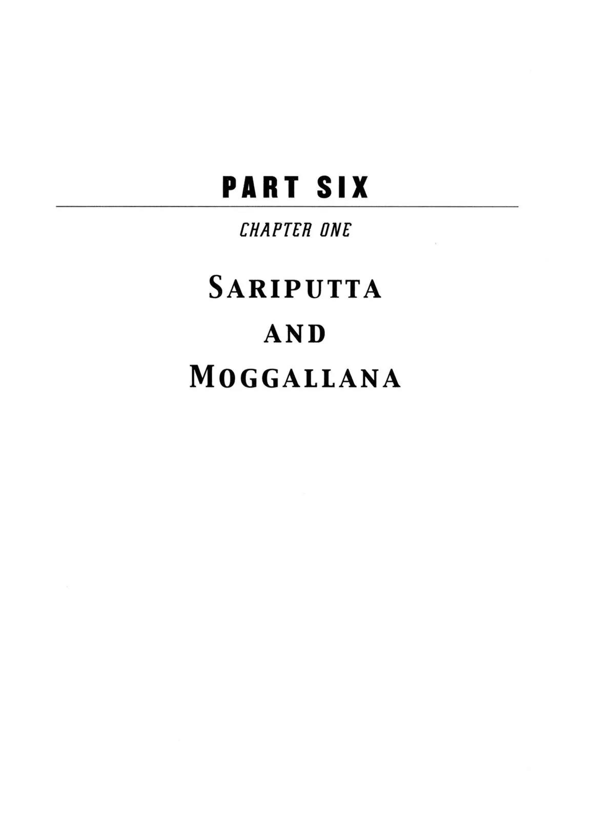 Buddha Chapter 51 page 1 - Chapter 51: Sariputta and Moggallana