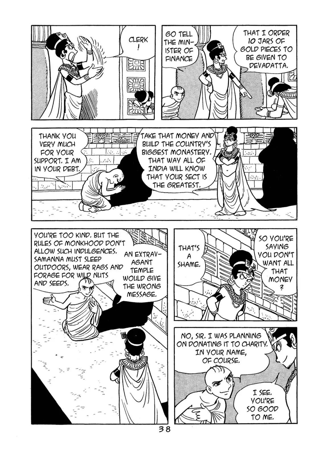 Buddha Chapter 58 page 38 - Chapter 58: Devadatta's Plot