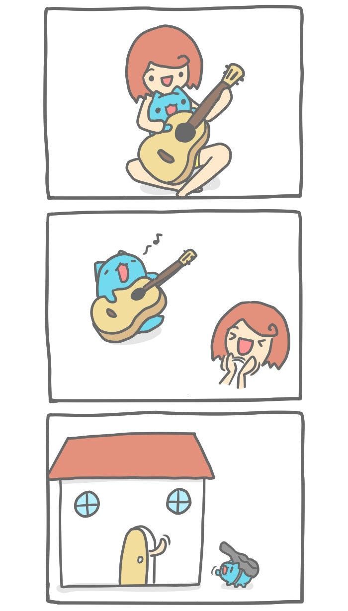BugCat-Capoo Chapter 24 page 2 - Chapter 24 : Play Guitar
