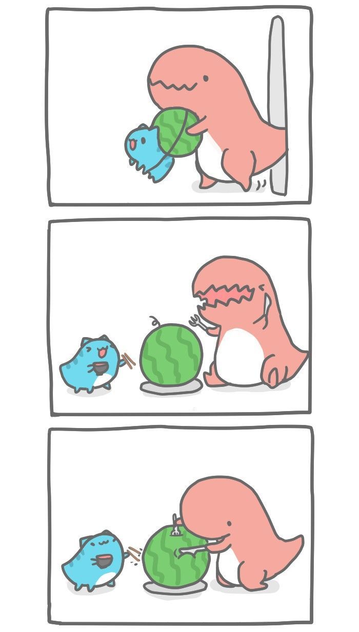 BugCat-Capoo Chapter 34 page 2 - Chapter 34 : Eat watermelon together