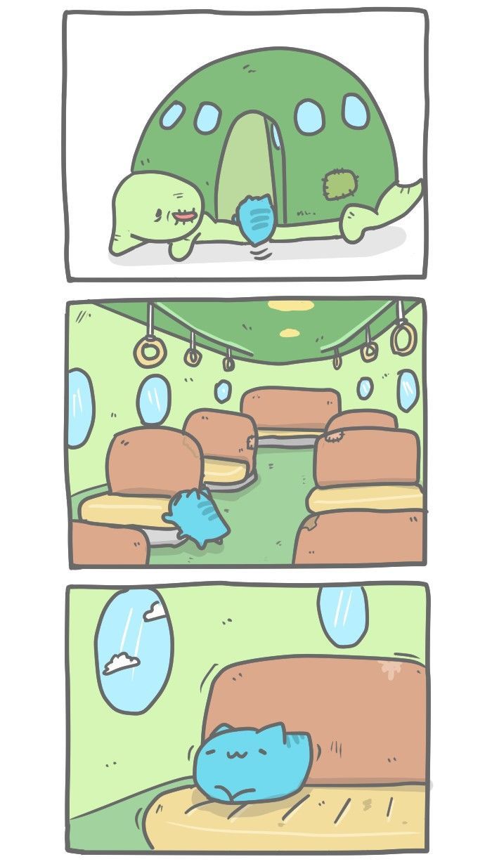 BugCat-Capoo Chapter 35 page 4 - Chapter 35 : Grampa Turtle Bus