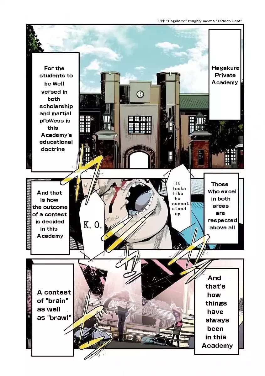 Bunbu Ryoutou - Both the Literary and Military Arts Chapter 1 page 9 - Chapter 1: ROUND 1: Vale Tudo Factorization