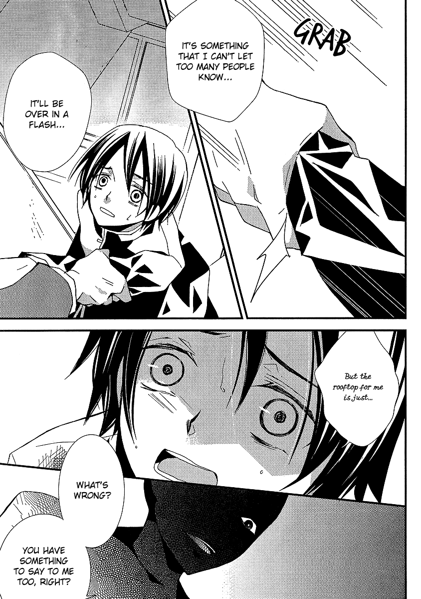 Bungaku Shoujo to Shi ni Tagari no Douke Chapter 14 page 6 - Chapter 14: The Confession on the Rooftop