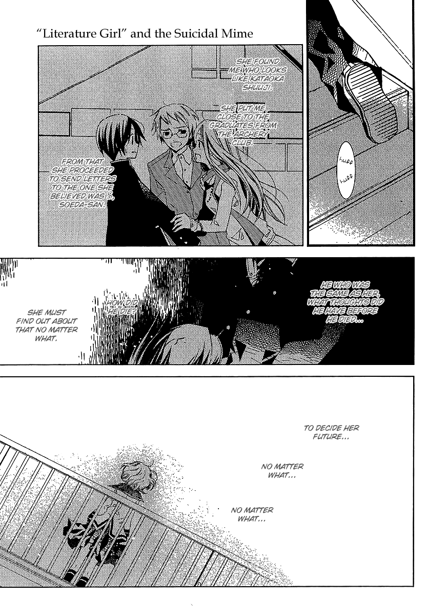 Bungaku Shoujo to Shi ni Tagari no Douke Chapter 21 page 21 - Chapter 21: Ningen Shikkaku (1st Part)