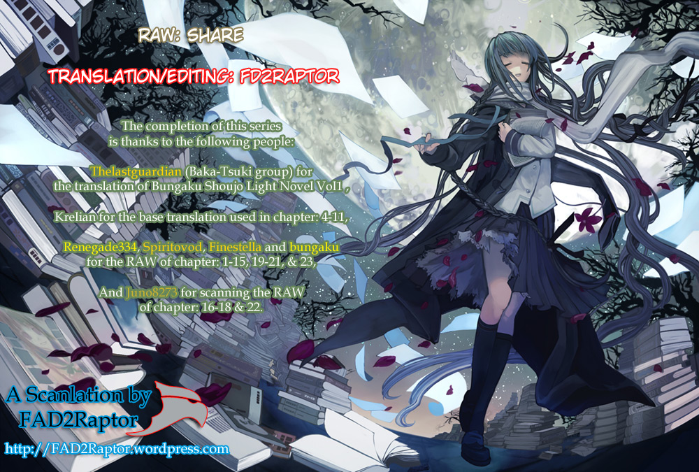 Bungaku Shoujo to Shi ni Tagari no Douke Chapter 23 page 29 - Chapter 23: Epilogue: A New Story [End]