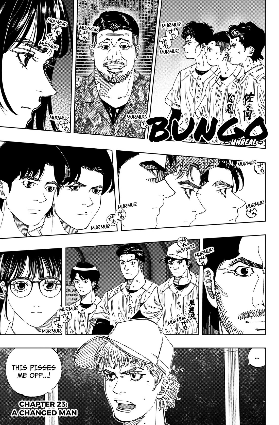 BUNGO-unreal- Chapter 23 page 1 - Chapter 23: A Changed Man