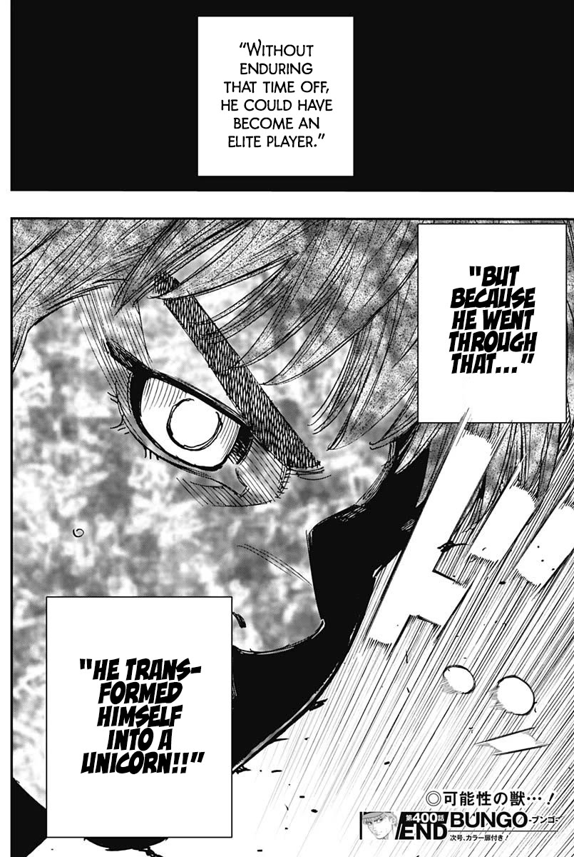 Bungo Chapter 400 page 18 - Chapter 400: Unicorn