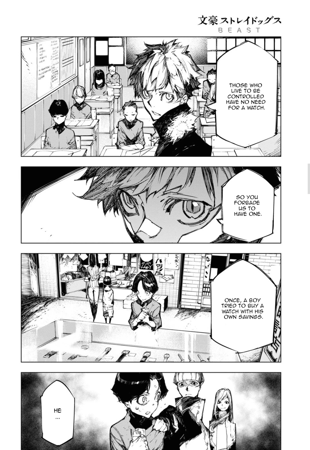 Bungou Stray Dogs Beast Chapter 15 page 8 - Chapter 15: Birthday