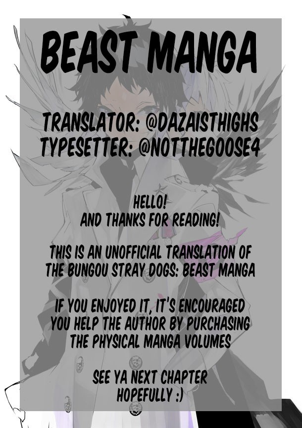 Bungou Stray Dogs Beast Chapter 4.2 page 26 - Chapter 4.2: Target